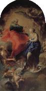 Pompeo Batoni Reported good news oil painting on canvas